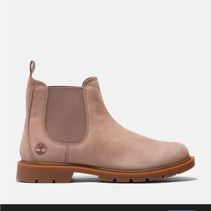 Timberland Tan Lug-Sole Ankle Boots